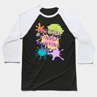 Finger Painting T-shirt Baseball T-Shirt